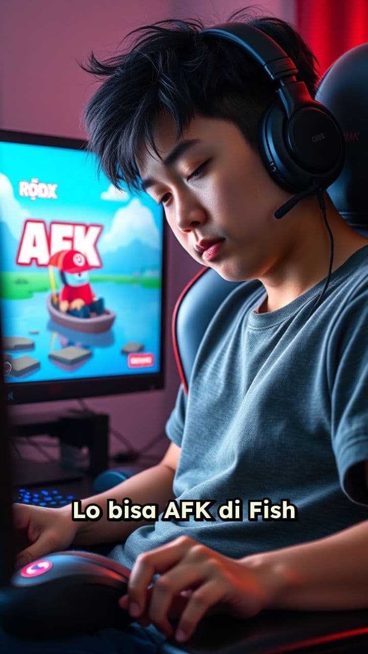 Trik AFK Aman di Fish It Roblox