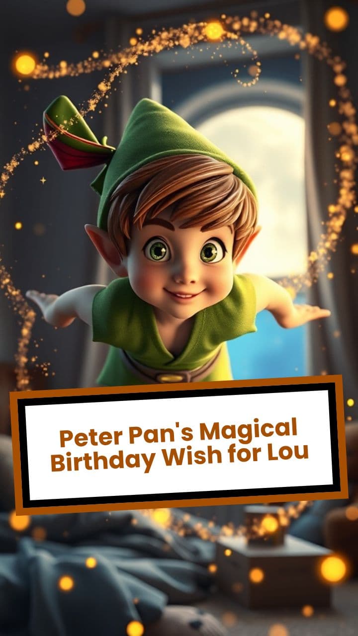 Peter Pan's Magical Birthday Wish for Lou