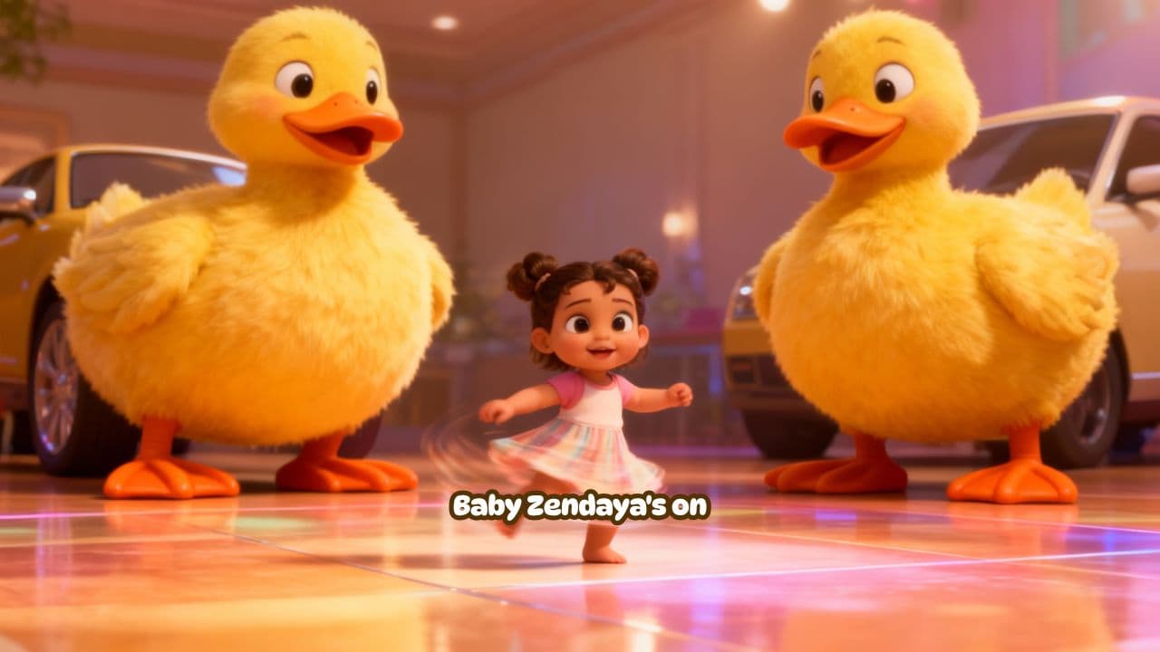 Baby Zendaya's Dance Party with Ducks