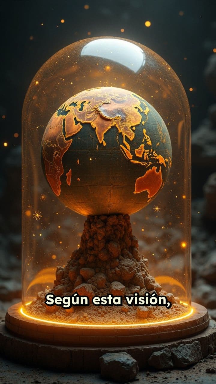 La Tierra dentro de un domo gigante