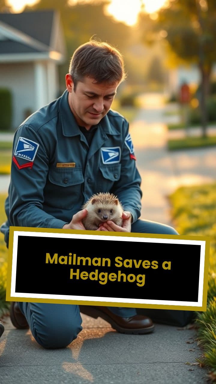 Mailman Saves a Hedgehog