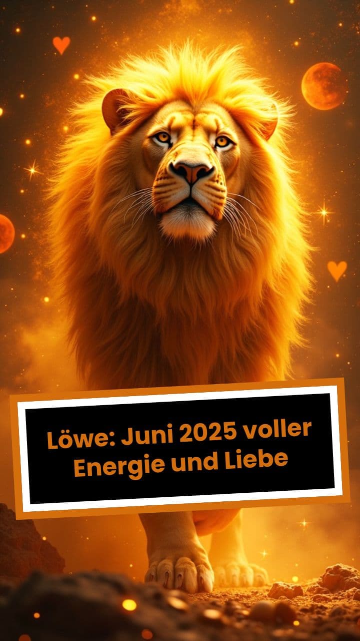Löwe: Juni 2025 voller Energie und Liebe
