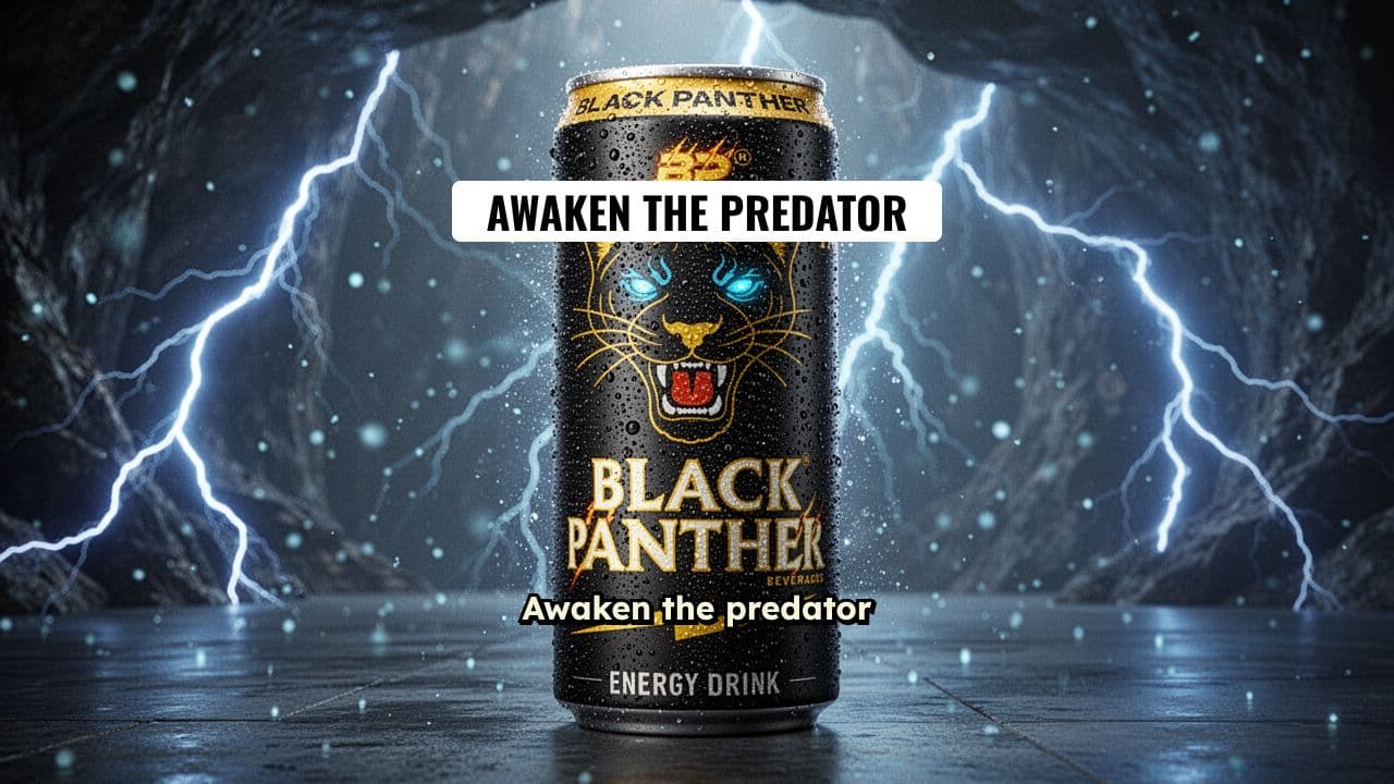 Black Panther Energy Drink Commercial