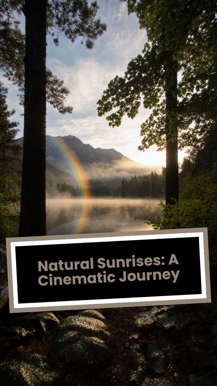 Natural Sunrises: A Cinematic Journey