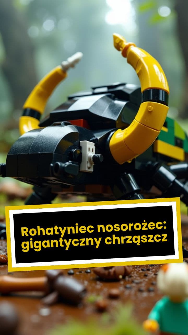 Rohatyniec nosorożec: gigantyczny chrząszcz