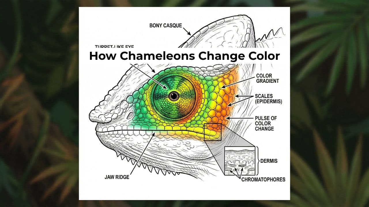 The Nano-Science of Chameleon Color