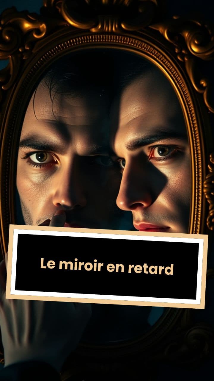 Le miroir en retard