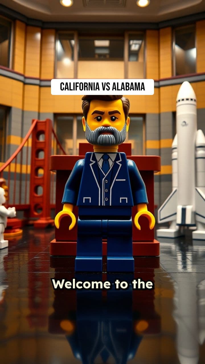 California vs Alabama: The Lego Showdown