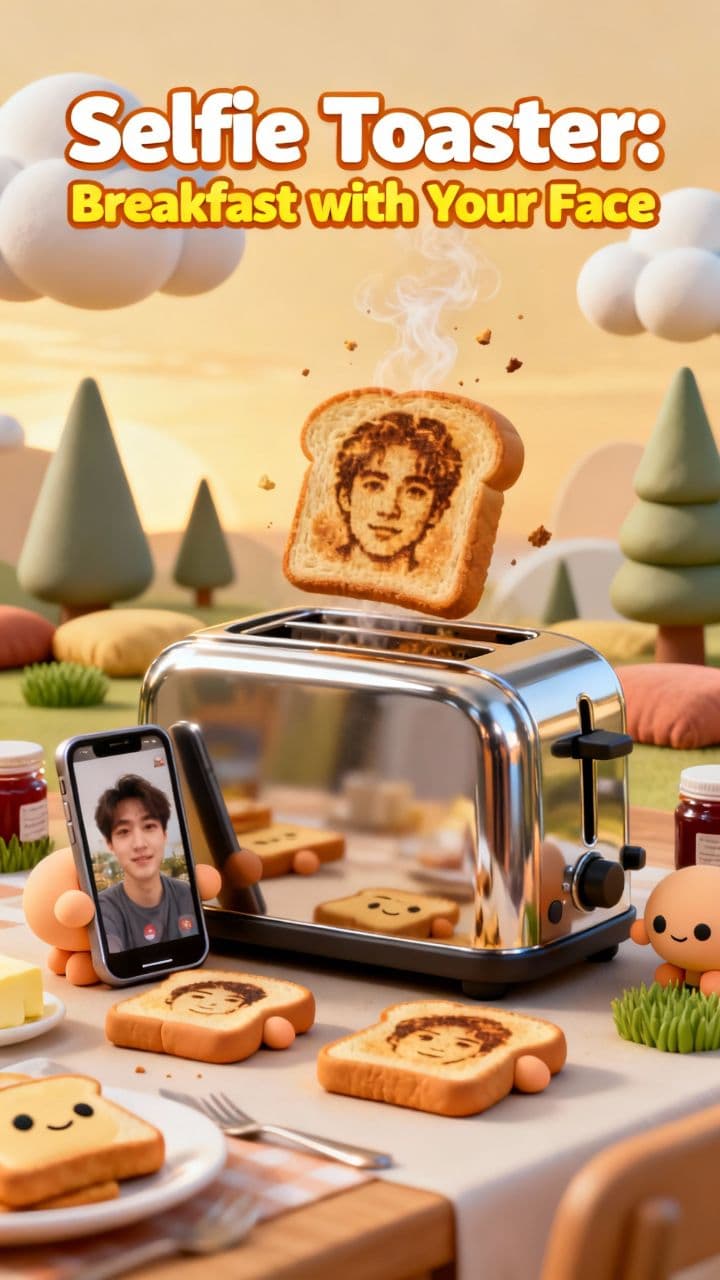 Selfie Toaster: Breakfast with Your Face