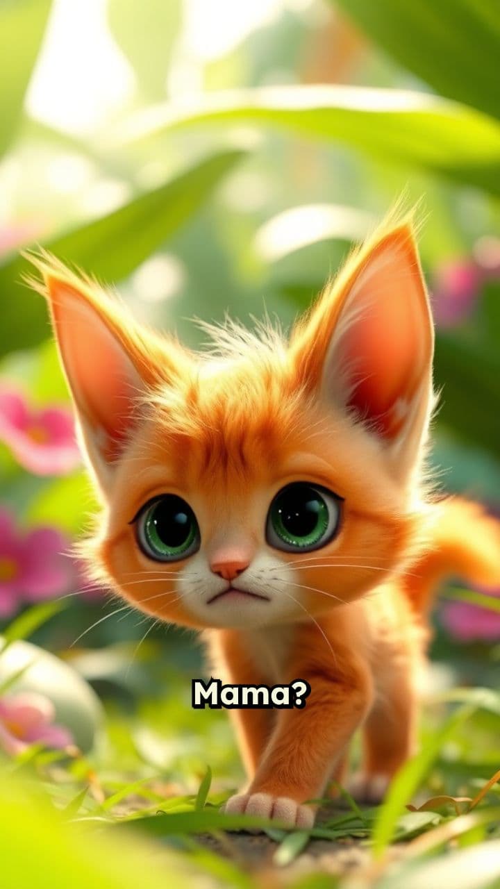 The Lost Kitten and the Kind Monkey