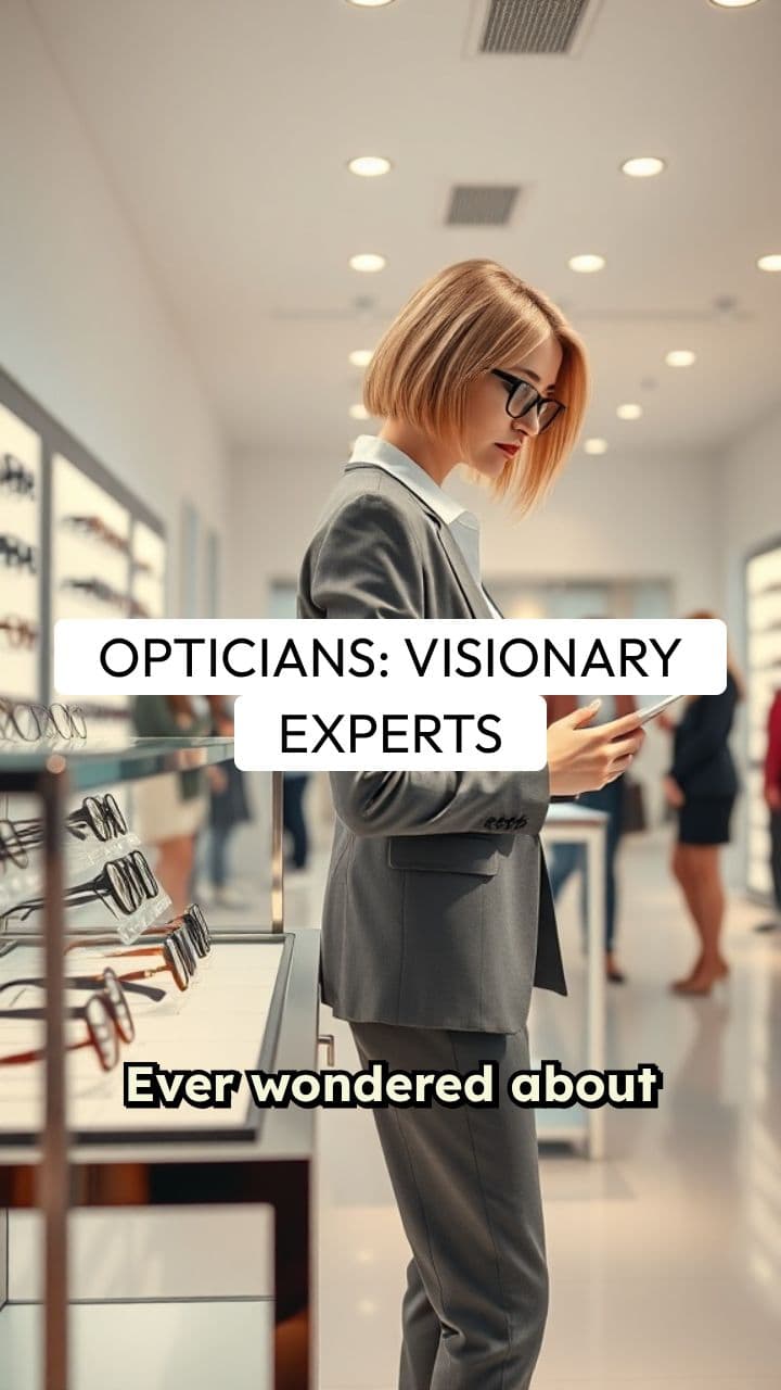 Unsung Heroes of Vision: The World of Opticians