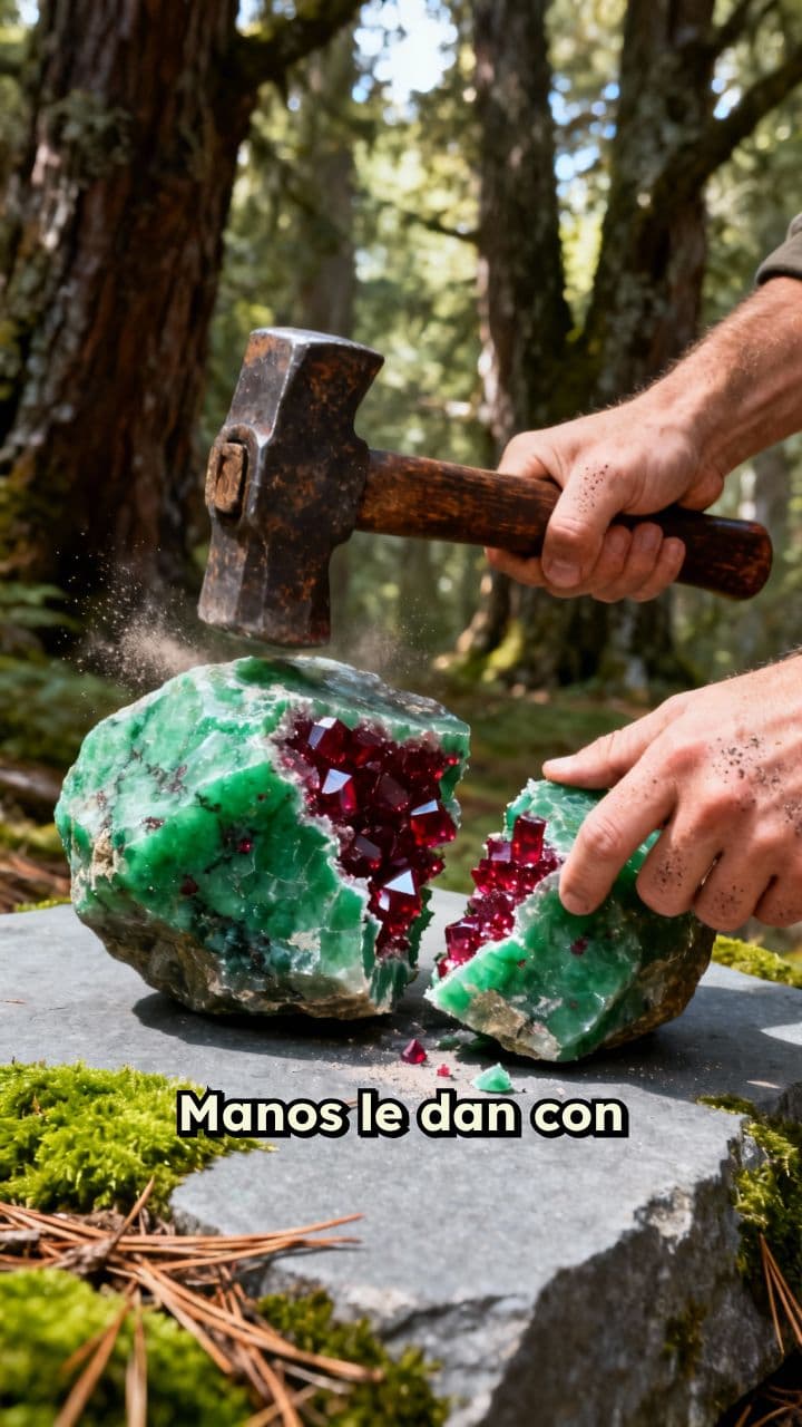 Apertura de jade y rubí ASMR