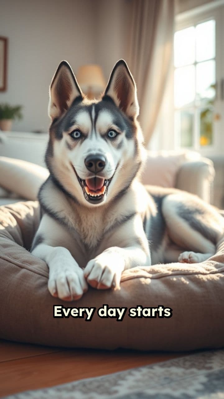 A Day in the Life of a Husky