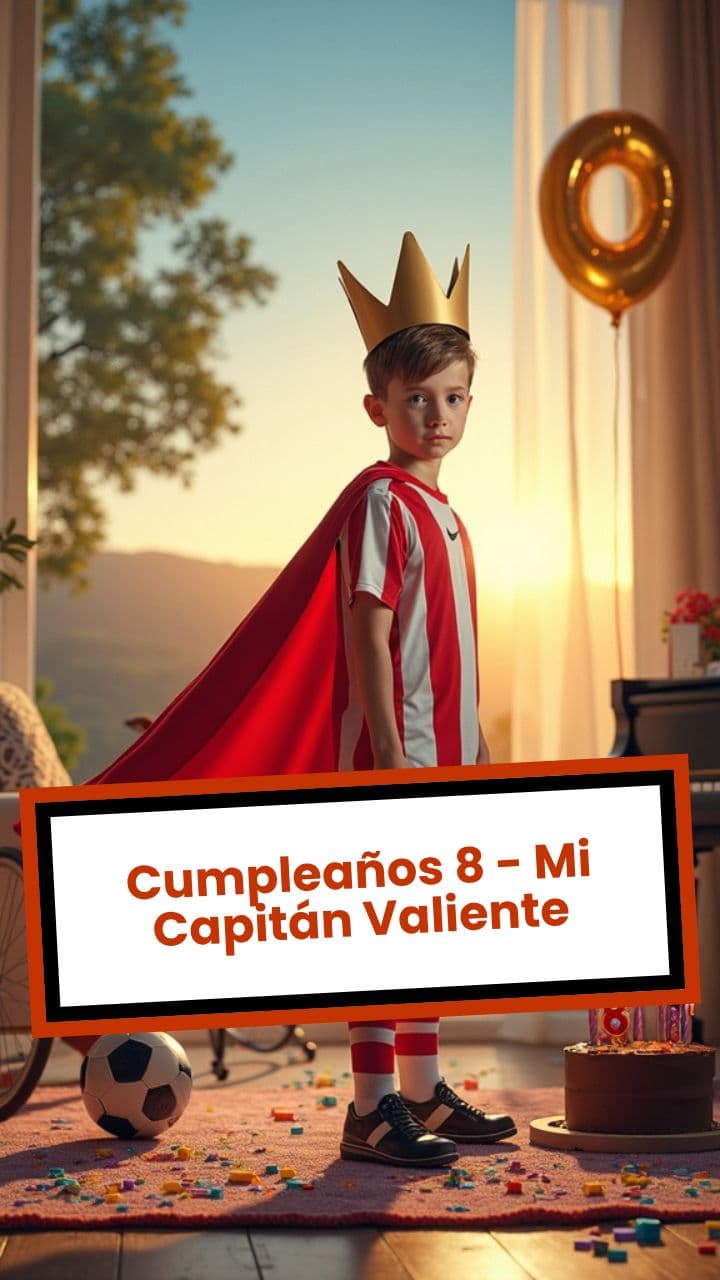 Cumpleaños 8 - Mi Capitán Valiente