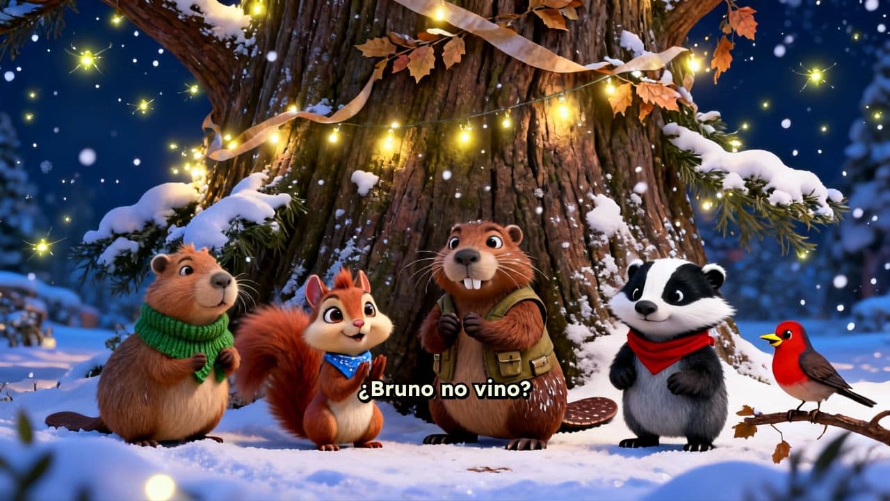 Sebastián el Capibara – Bruno y el Espíritu de la Navidad