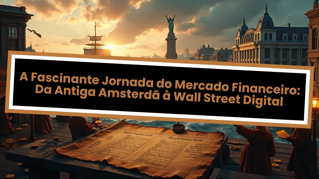 A Fascinante Jornada do Mercado Financeiro: Da Antiga Amsterdã à Wall Street Digital
