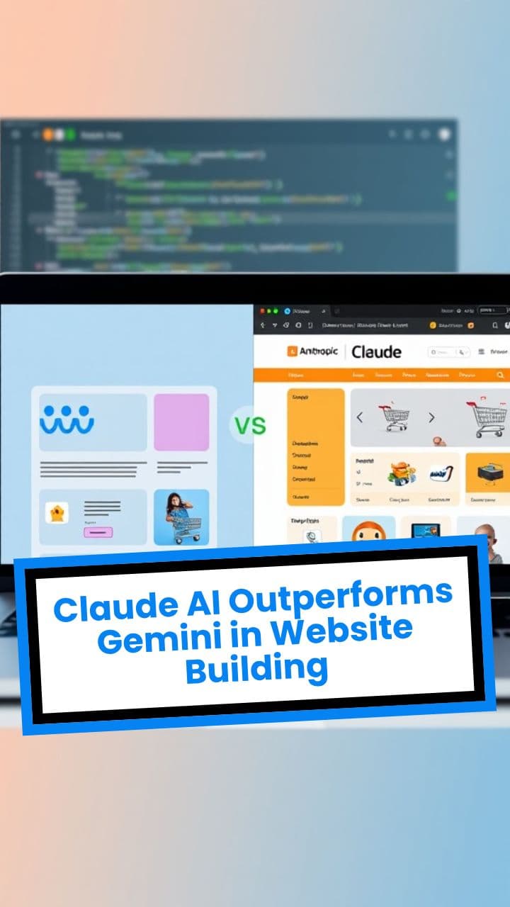 Claude AI Outperforms Gemini in Website Building