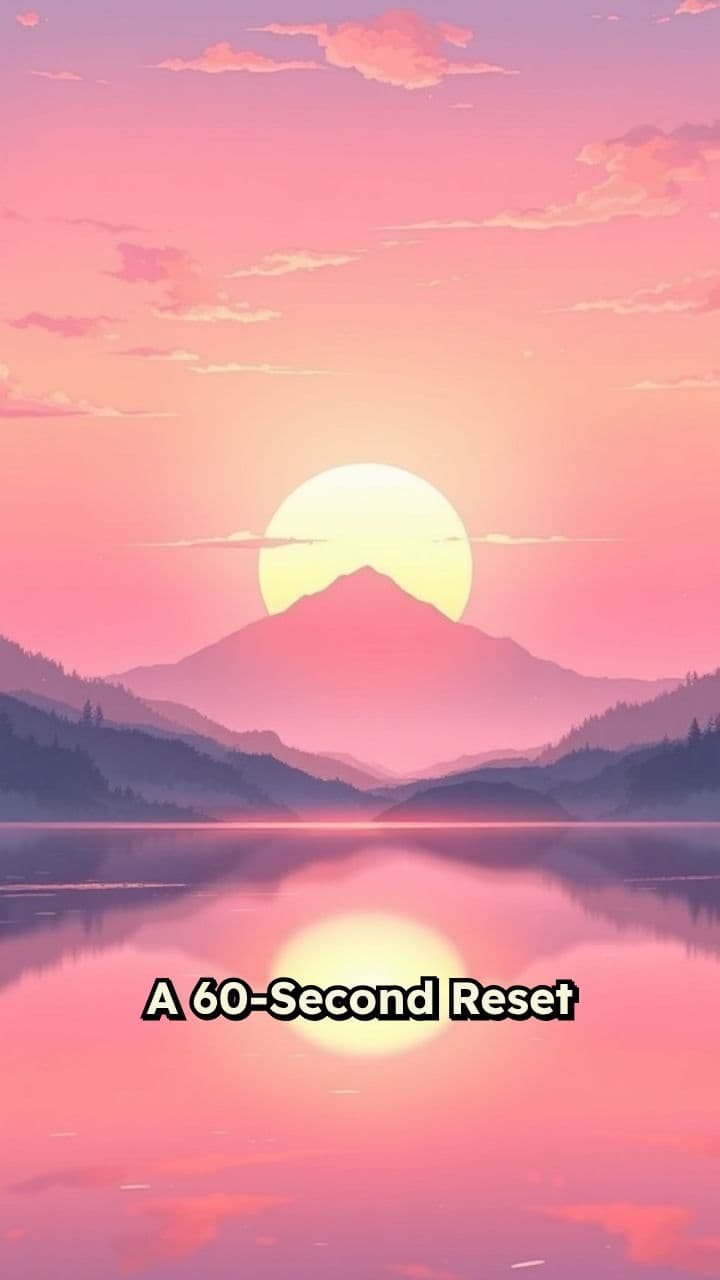 A 60-Second Anxiety Reset
