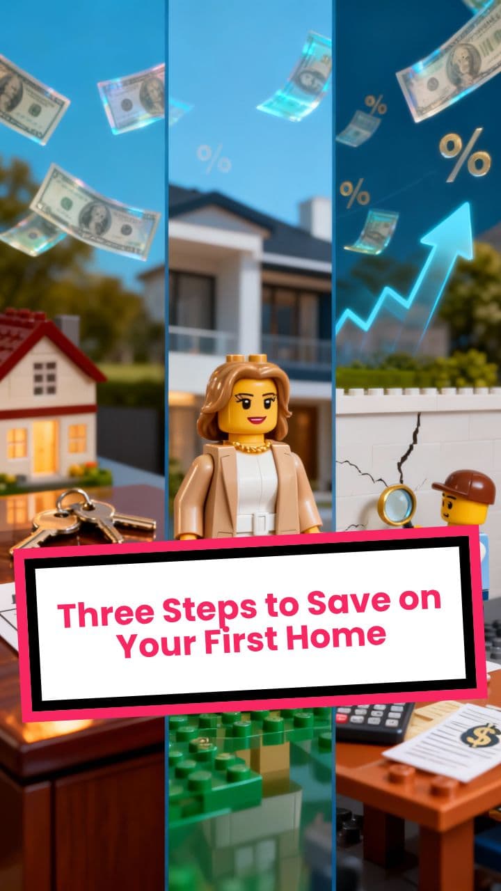 Three Steps to Save on Your First Home