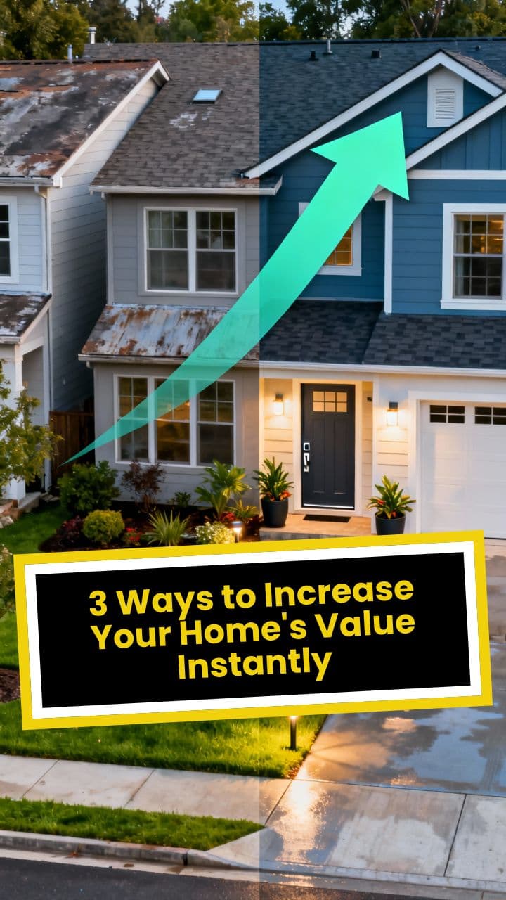 3 Ways to Increase Your Home's Value Instantly