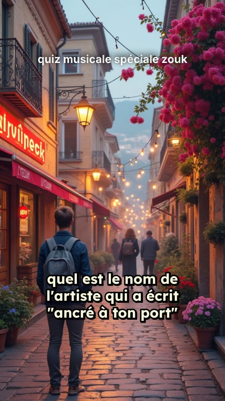 quiz musicale spéciale zouk