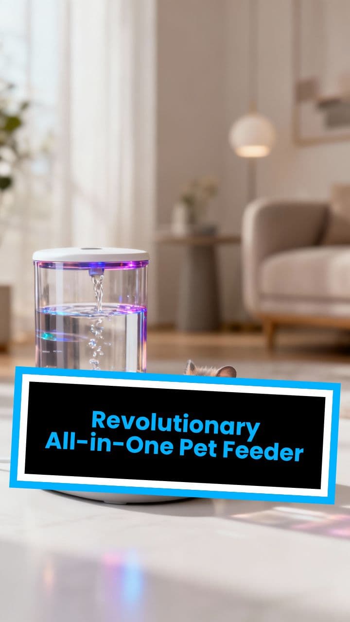 Revolutionary All-in-One Pet Feeder