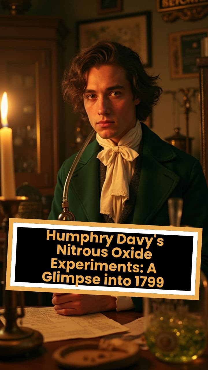 Humphry Davy's Nitrous Oxide Experiments: A Glimpse into 1799