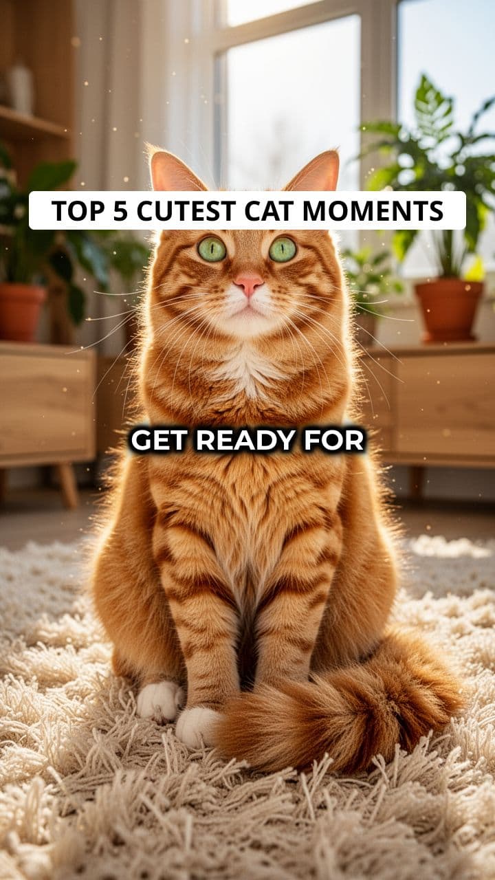 Top 5 Cutest Cat Moments Ranking
