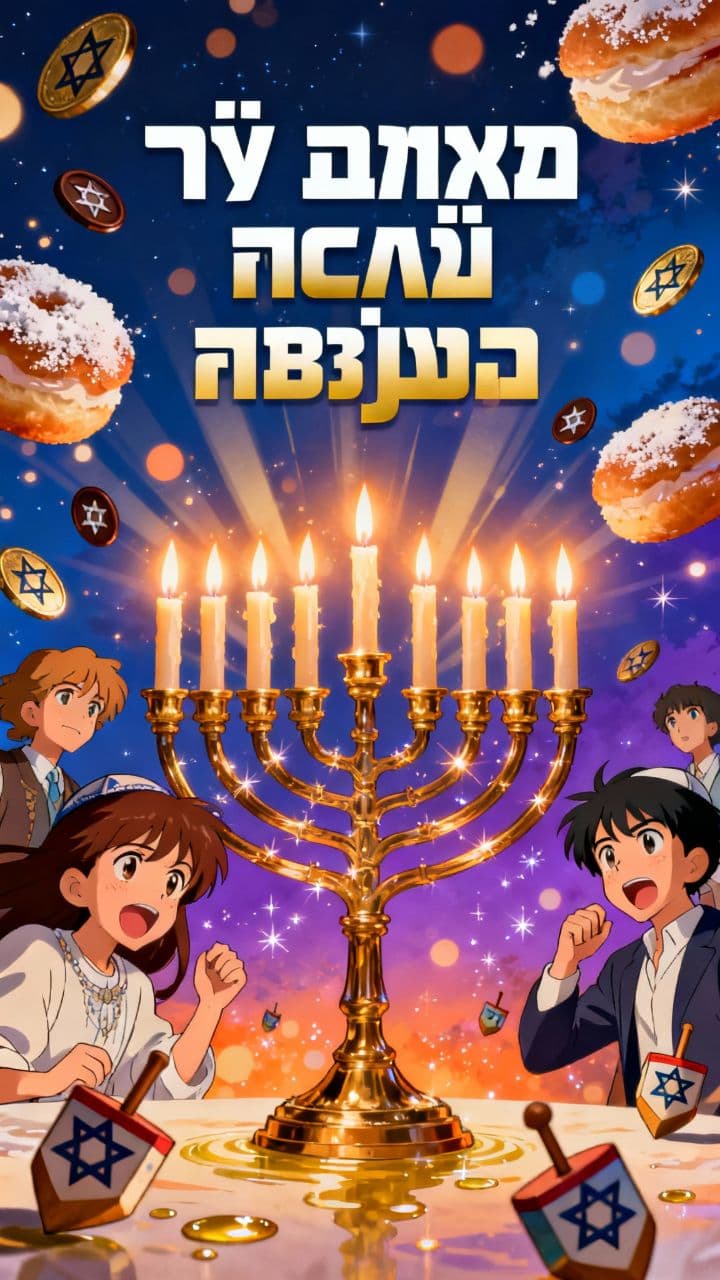 כל הלילה נדלק בחנוכה
