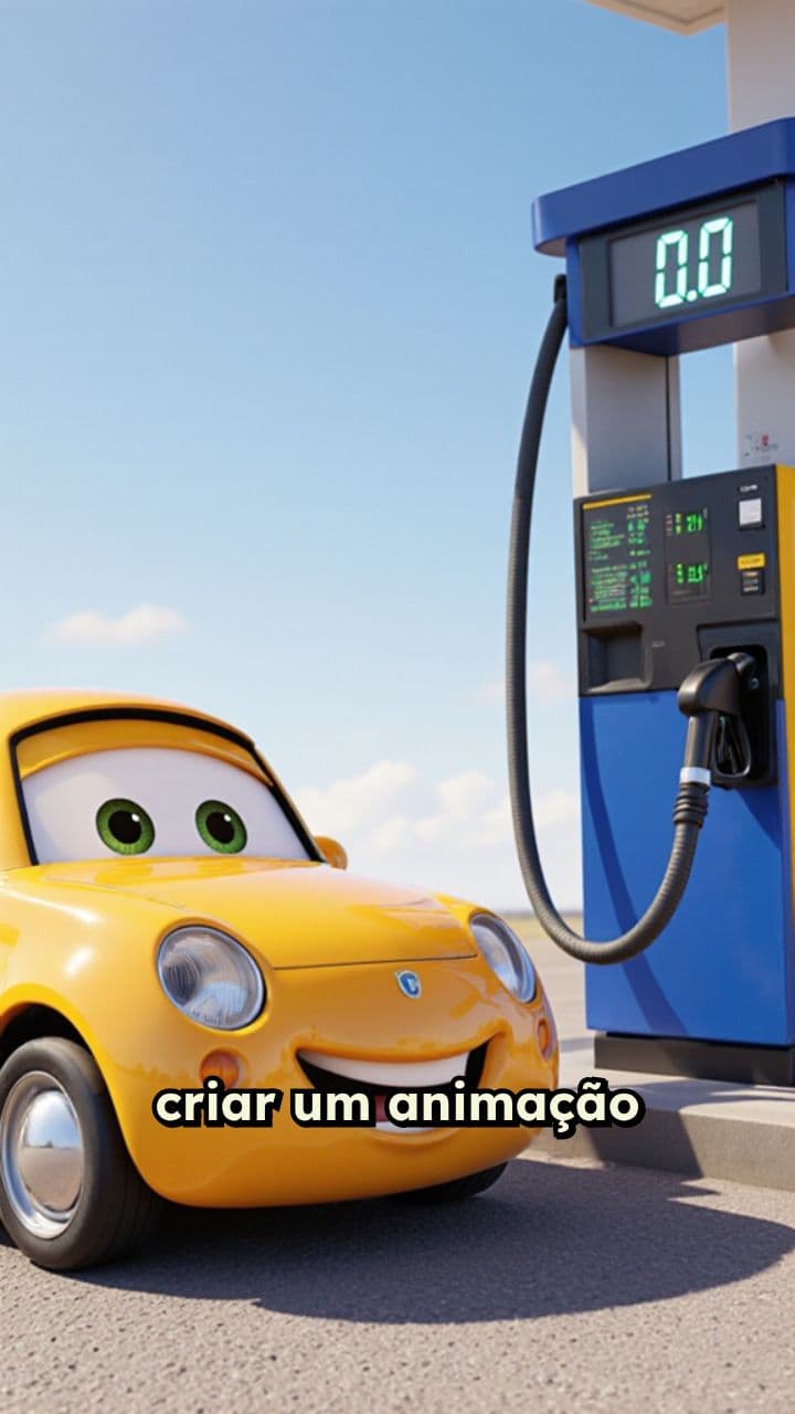 Animação 3D para Posto de Gasolina
