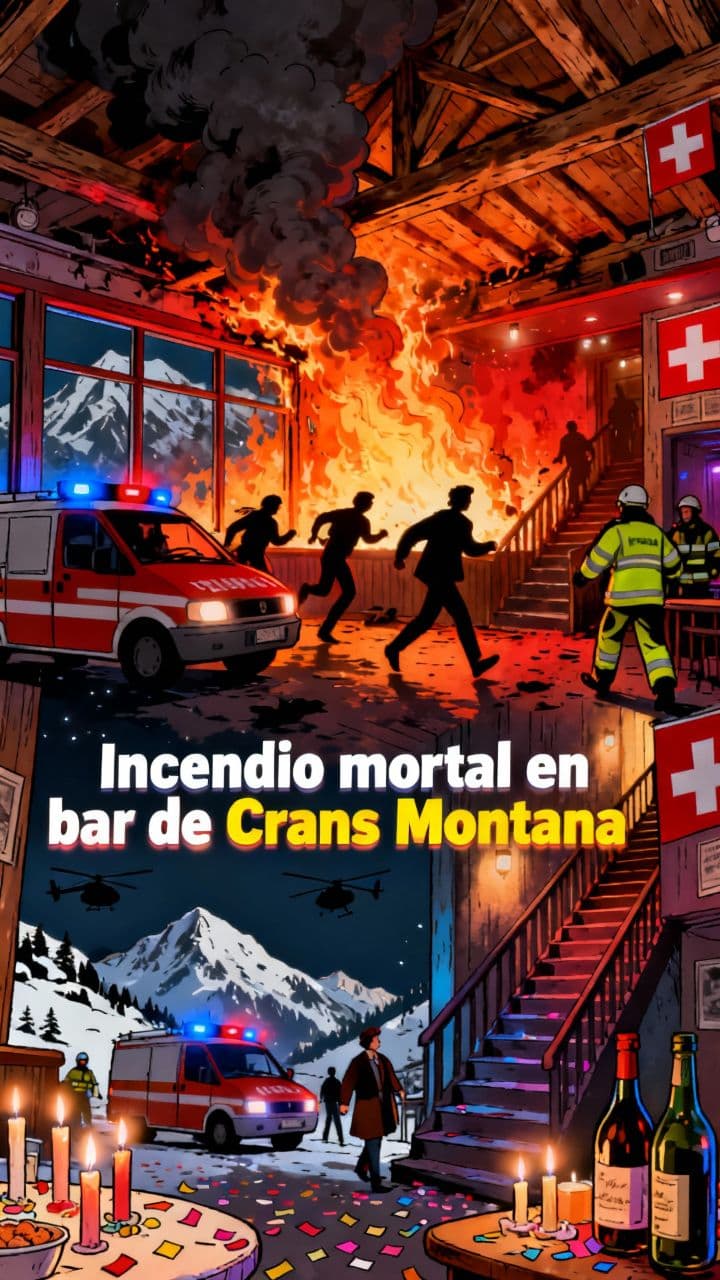 Incendio mortal en bar de Crans Montana