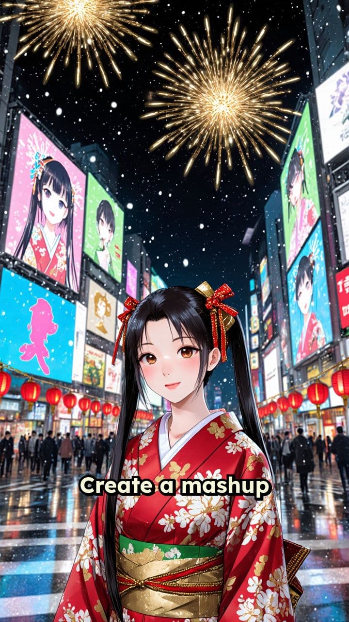 2026 Anime New Year Countdown Mashup