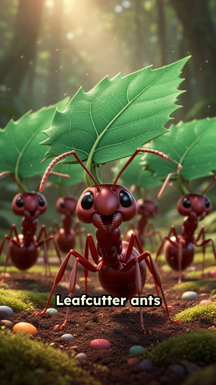 Leafcutter Ants: Underground Farmers