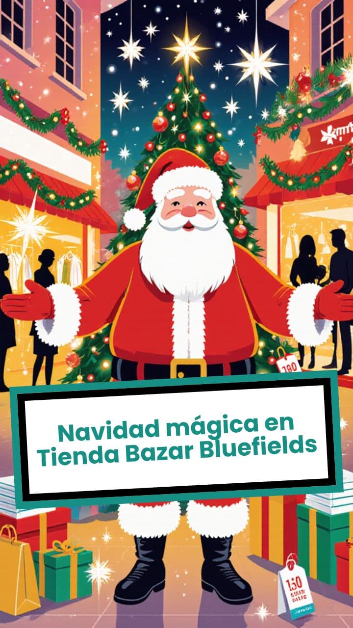 Navidad mágica en Tienda Bazar Bluefields