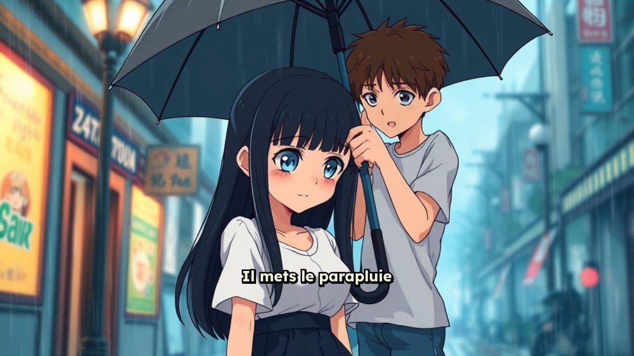 Un moment sous la pluie