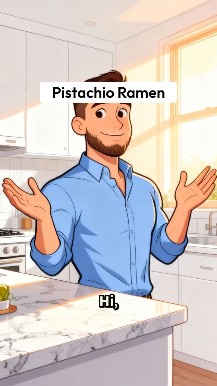 Barni's Pistachio Ramen with Crispy Tofu