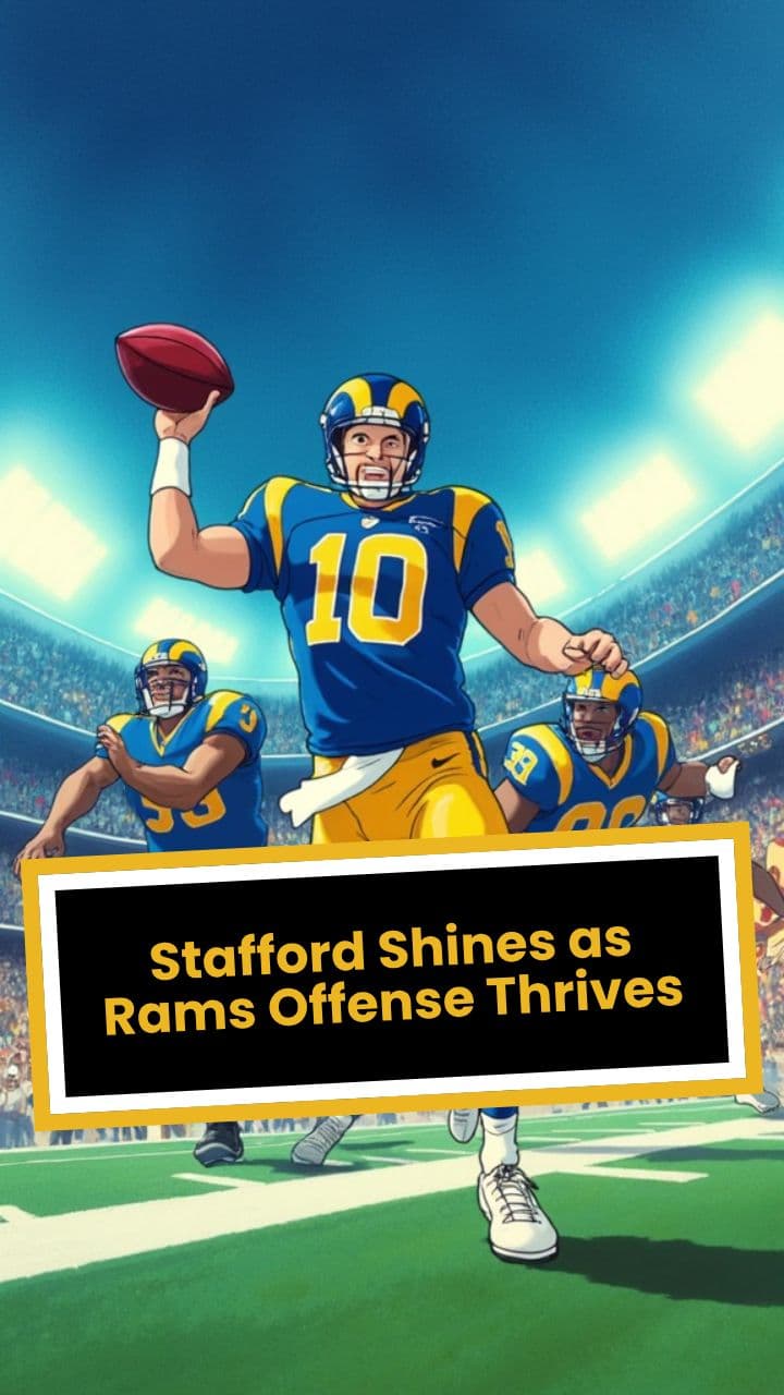 Stafford Shines as Rams Offense Thrives