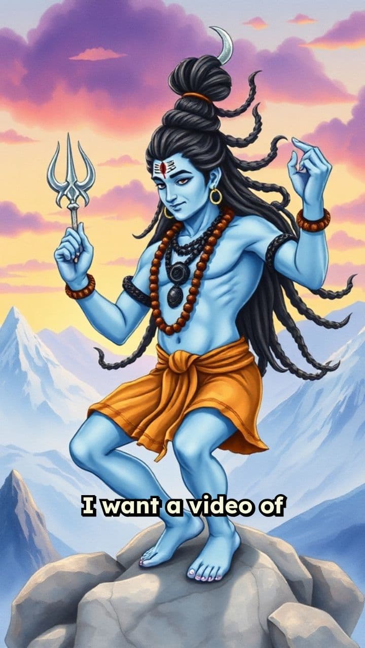 Lord Shiva Dancing for 1 Minute