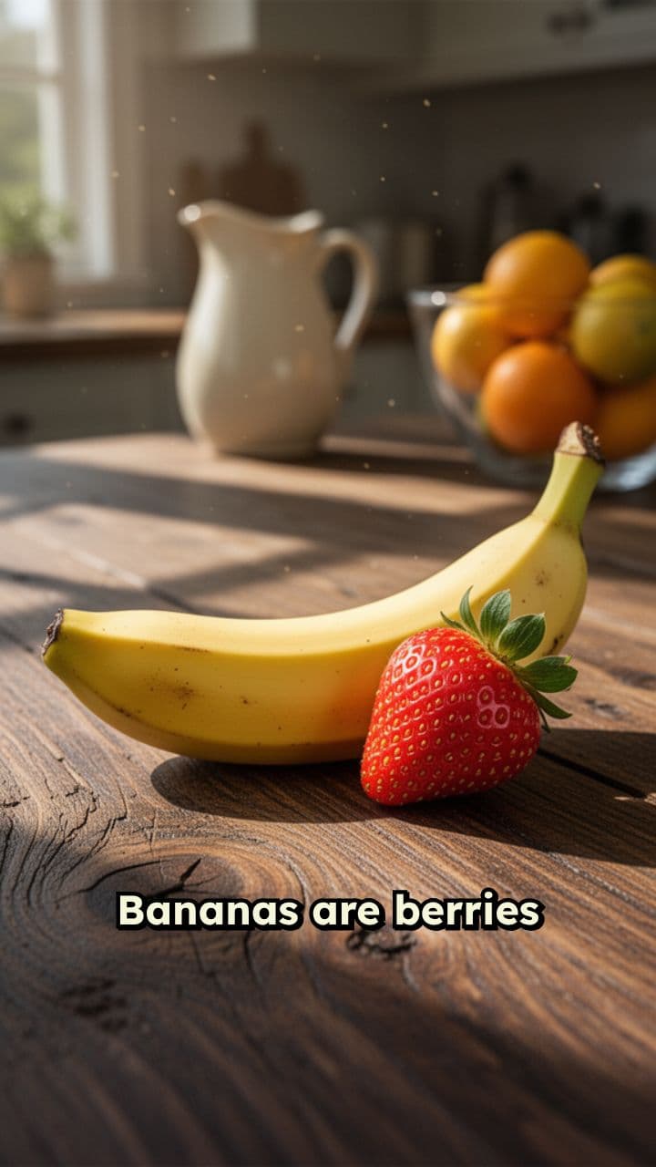 Bananas Are Berries, Strawberries Aren’t