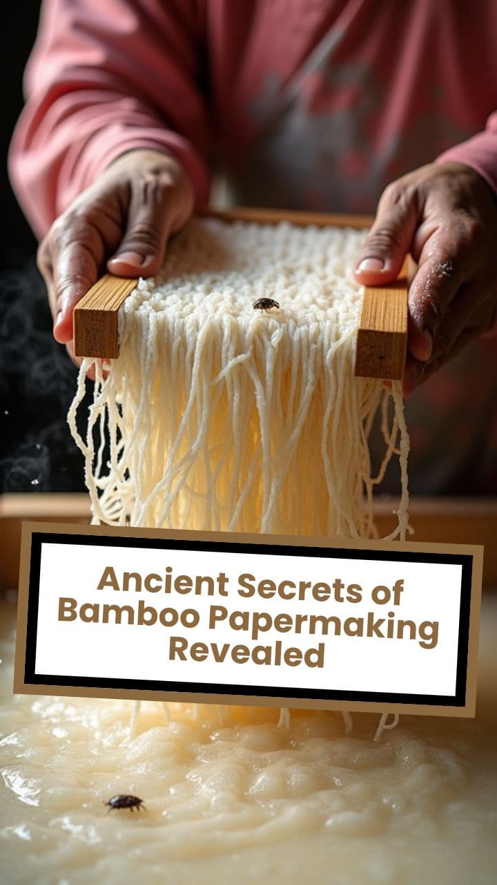 Ancient Secrets of Bamboo Papermaking Revealed