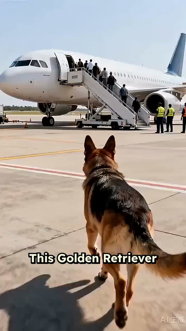Heroic Dog Averts Plane Disaster