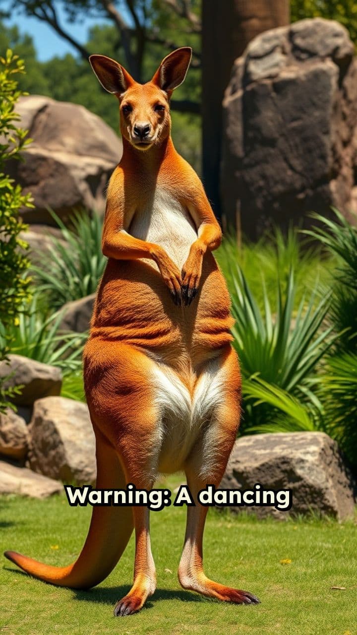 Dancing Kangaroo Stuns Melbourne Zoo