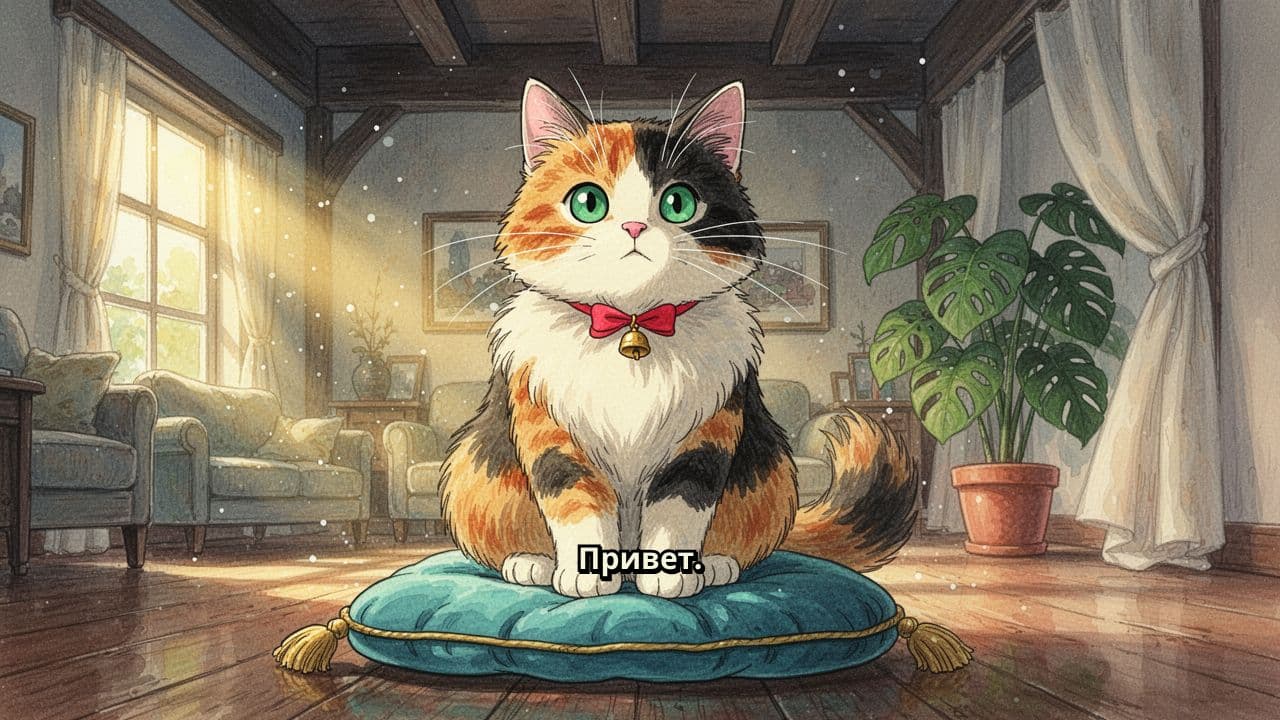 Эмоционально голодная кошка