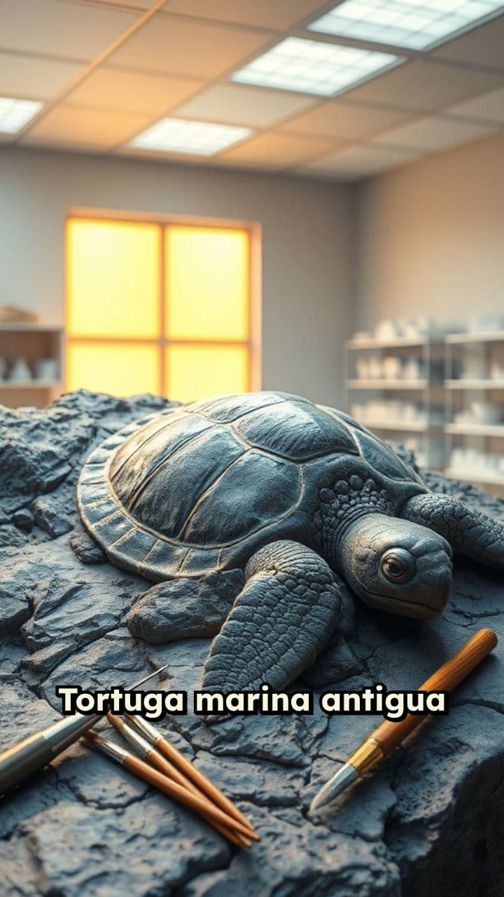 Descubren tortuga marina de piel lisa