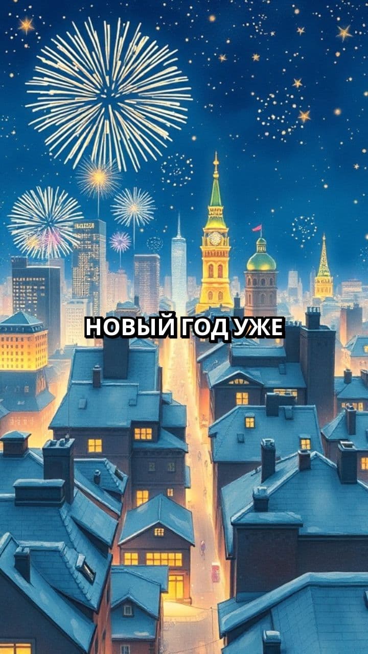 Новый год с семьёй и друзьями