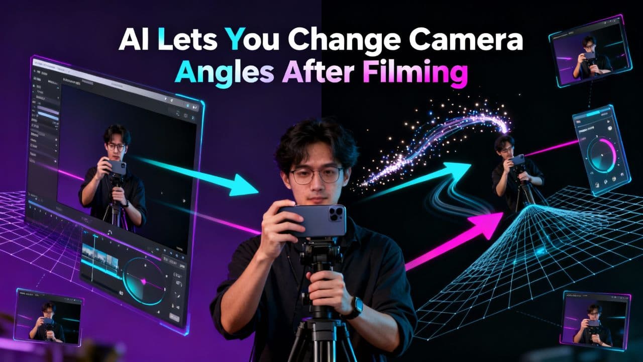 AI Lets You Change Camera Angles After Filming