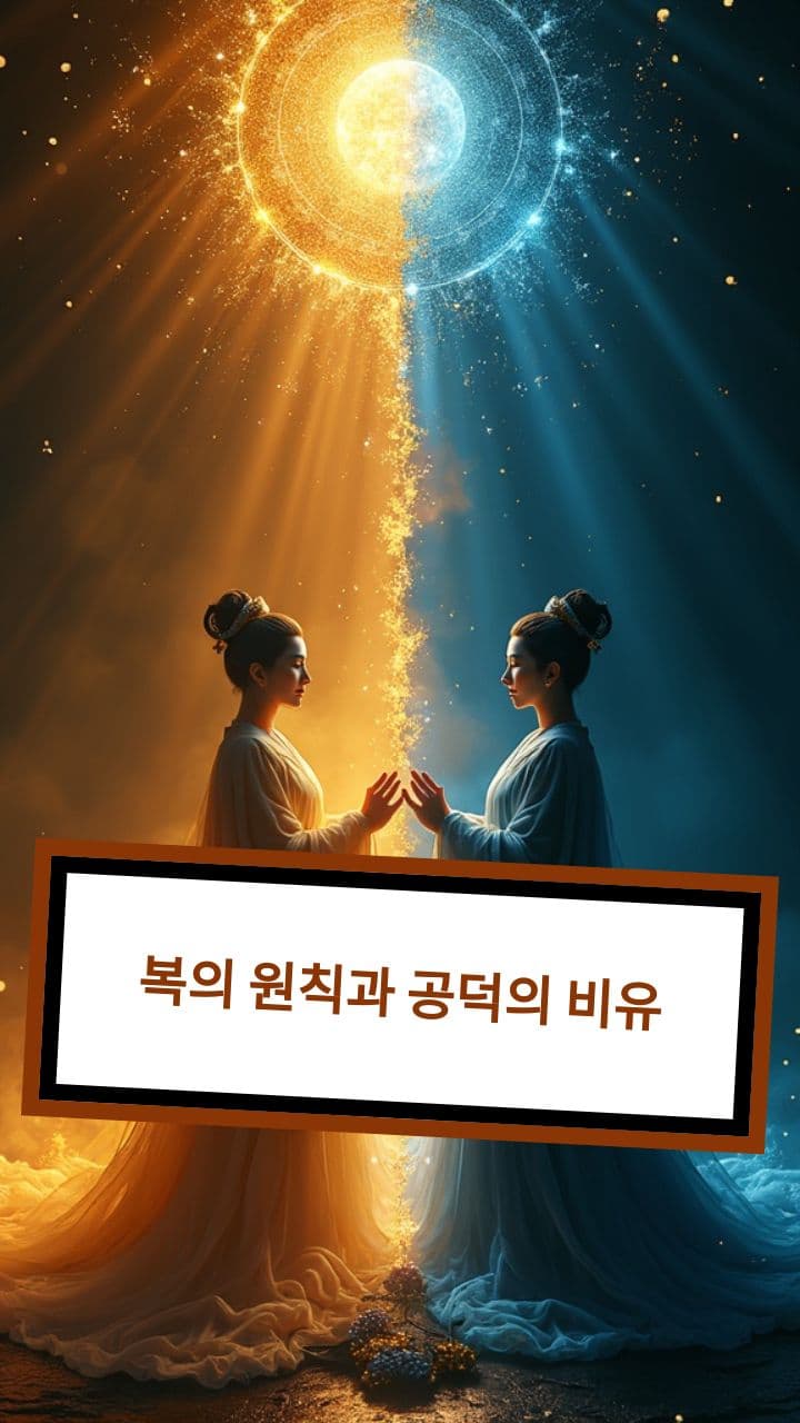 복의 원칙과 공덕의 비유