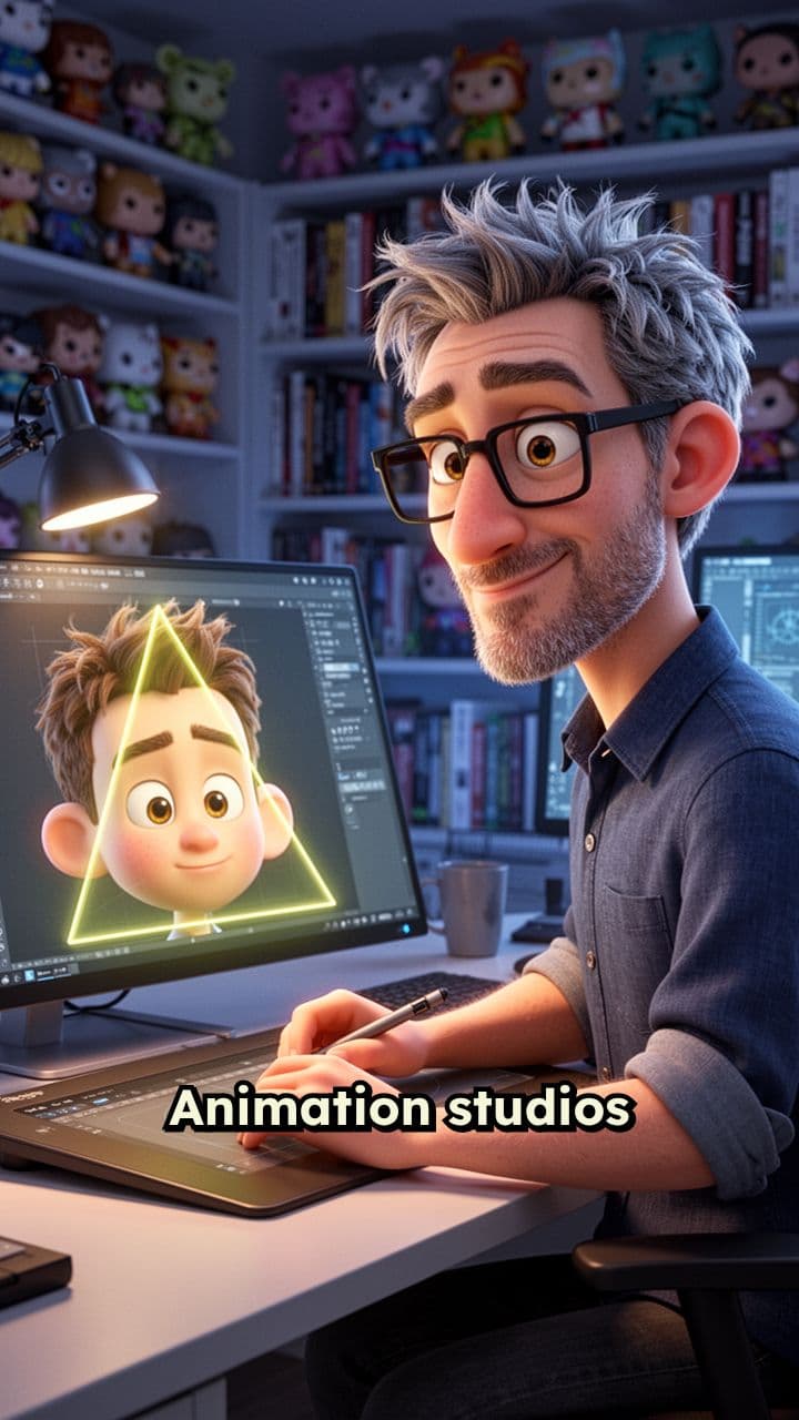 The Cartoon Triangle Face Trick