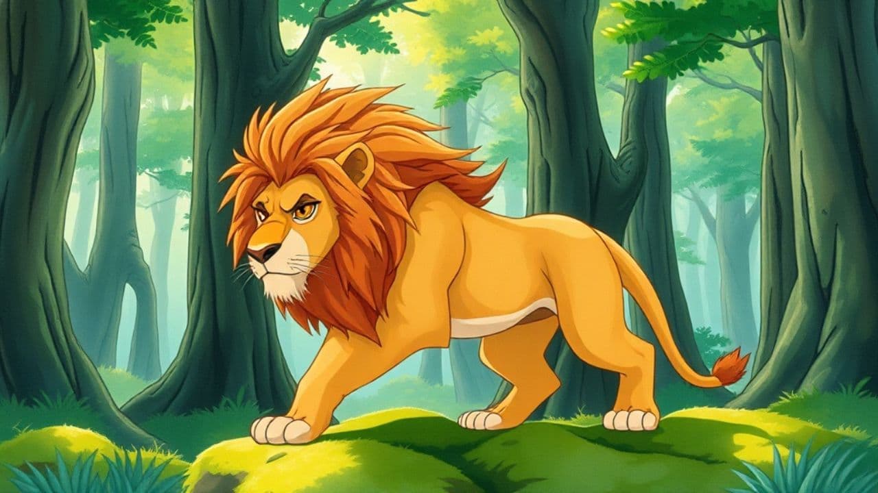 The Clever Rabbits and the Lion