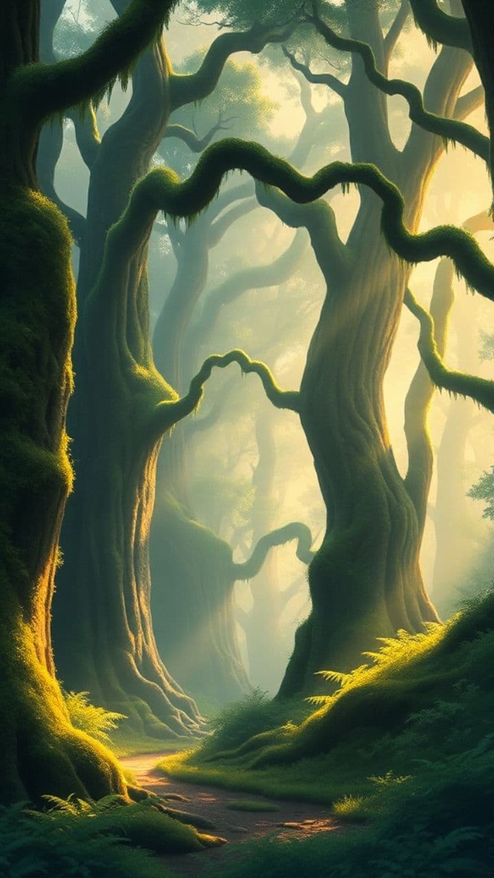 Темный шаман в лесу